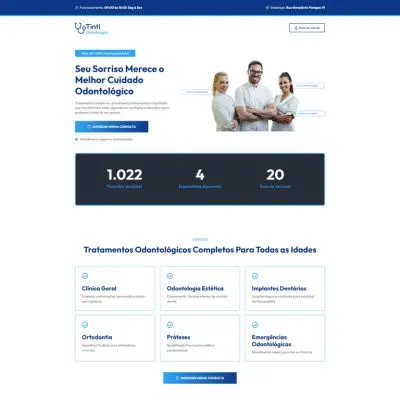 Site para dentista